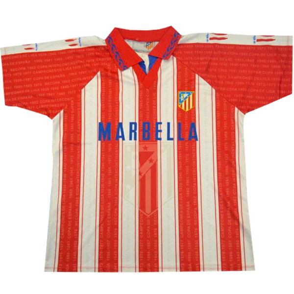 Tailandia Camiseta Atlético Madrid 1st Retro 1995 1996 Rojo